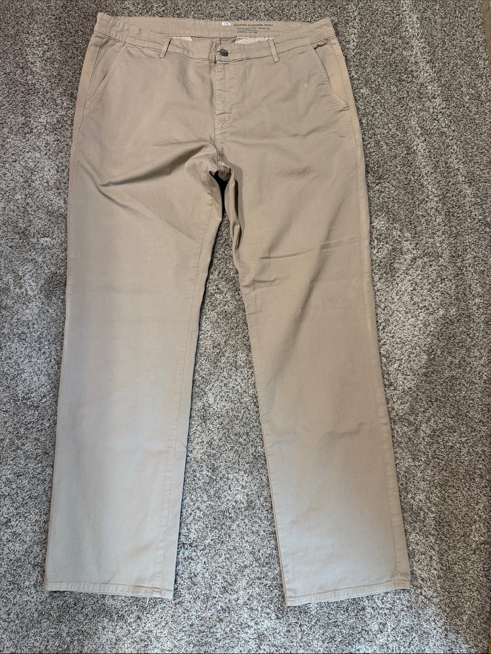 Ag Adriano Goldschmied Men's Khaki Chinos